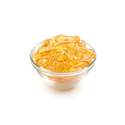 Fish oil capsules with Omega-3